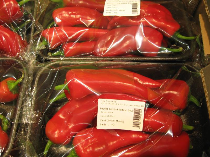 Paprika červená špičatá 500g