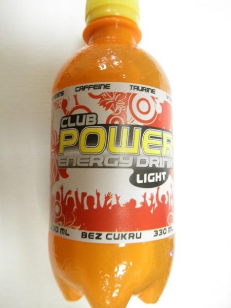 CLUB POWER ENERGY DRINK LIGHT