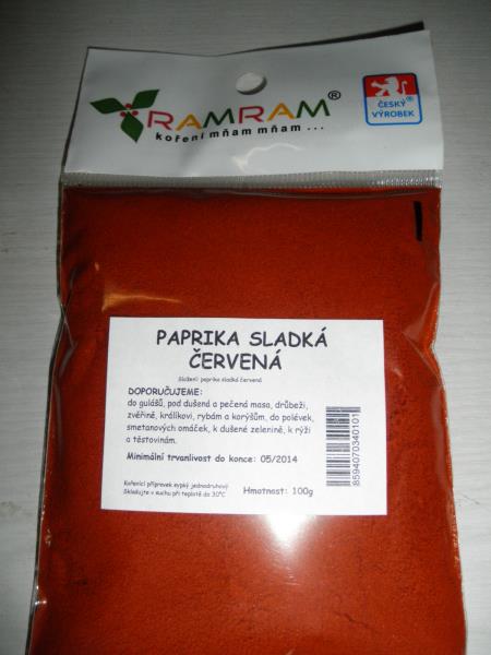 PAPRIKA SLADKÁ ČERVENÁ