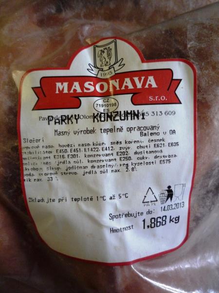 párky konzumní