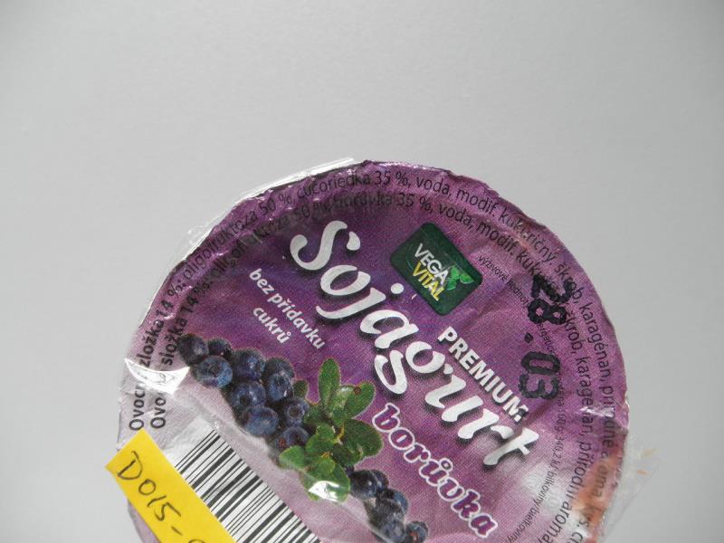 PREMIUM Sojagurt borůvka
