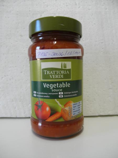 TRATTORIA VERDI Vegetable  sauce Zeleninová omáčka