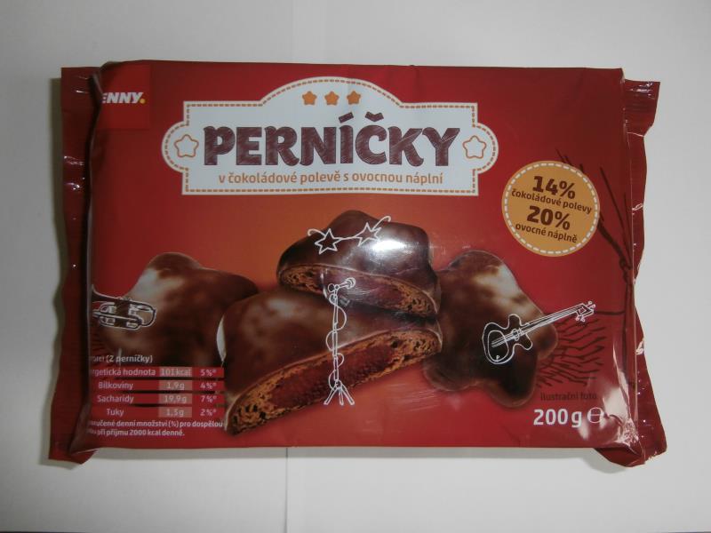 Perníčky v čokoládové polevě s ovocnou náplní