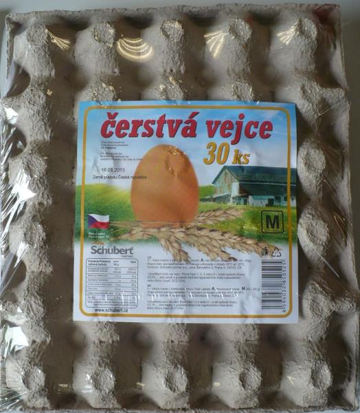 čerstvá vejce 30ks M