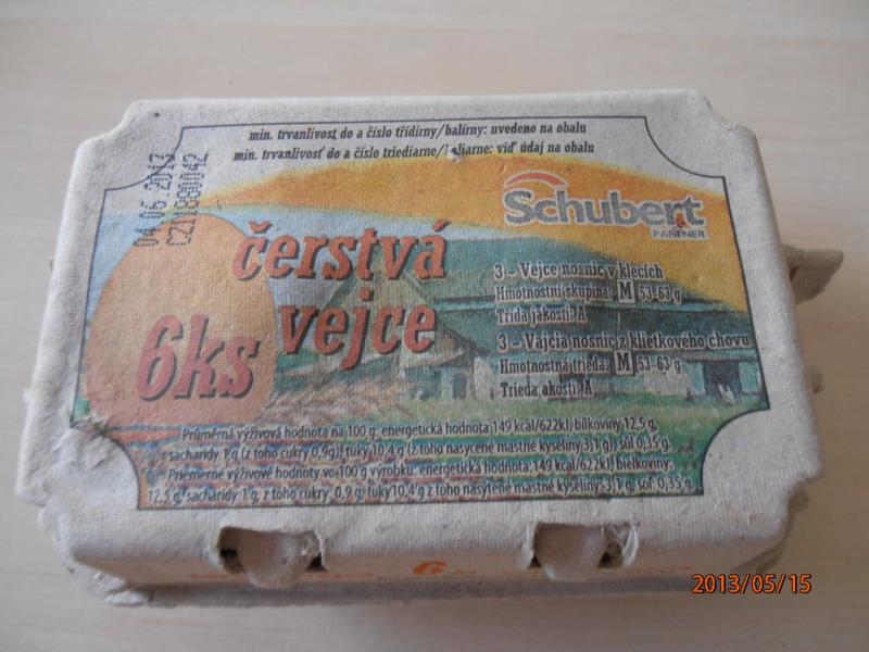 Schubert PARTNER čerstvá vejce 6 ks