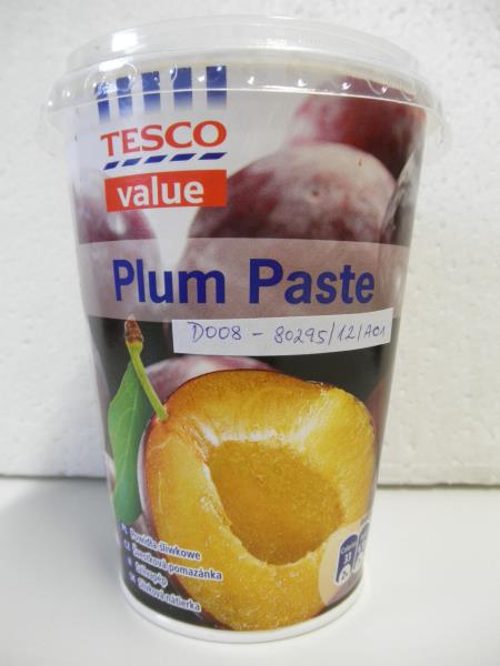 TESCO value Plum Paste Švestková pomazánka