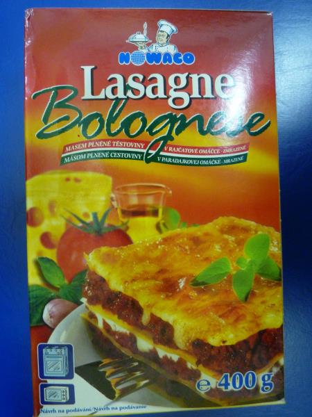 Lasagne -Bolognese - masem plněné těstoviny v rajčatové omáčce