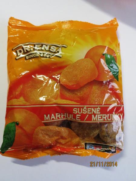 Meruňky sušené vypeckované