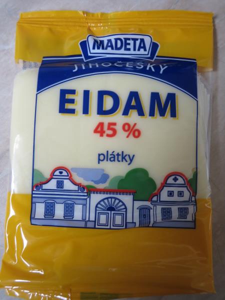MADETA JIHOČESKÝ EIDAM 45% plátky