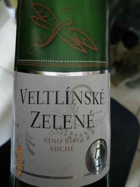 Exclusive Veltlínské zelené, víno bílé suché