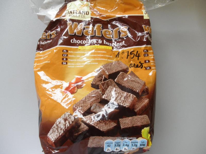 Wafers chocolate & hazelnut OATLAND