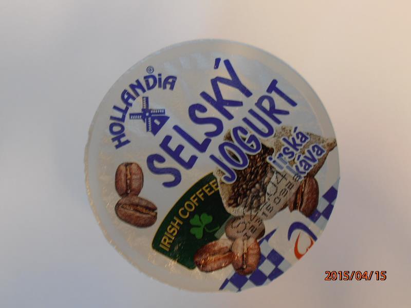 Hollandia Selský jogurt irská káva s kulturou BiFi