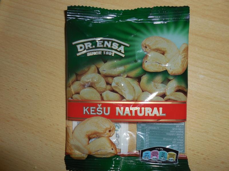 KEŠU NATURAL LOUPANÉ SUCHÉ SKOŘÁPKOVÉ PLODY