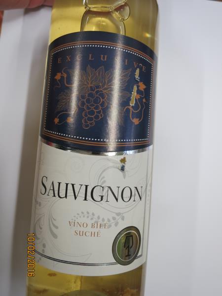 EXCLUSIVE SAUVIGNON víno  bílé suché
