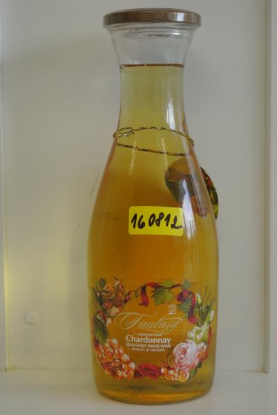 Fantasy Chardonnay, víno révové, přírodní, polosladké, bílé, z.p. Republika Moldova