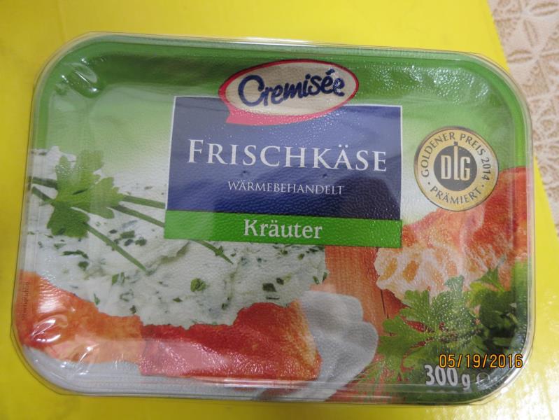 Cremisée Frischkäse wärmebehandelt Kräuter