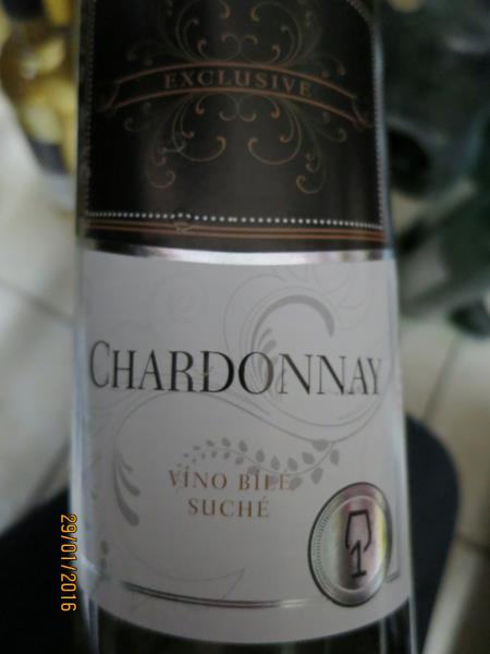 Exclusive Chardonnay, víno bílé suché
