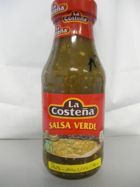 Salsa Mex Verde, zn. La Costeňa