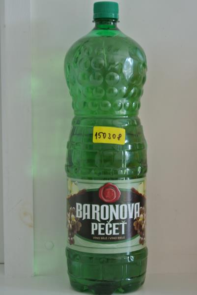 BARONOVA PEČEŤ - víno bílé,  alk. 10 % obj.