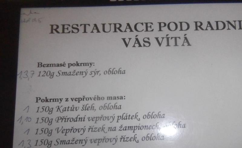 Katův šleh, bramboráčky (4ks), obloha