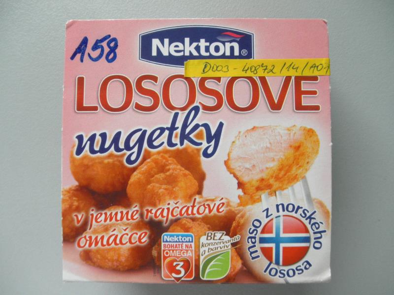 NEKTON Lososové nugetky v jemné rajčatové omáčce á 170 g