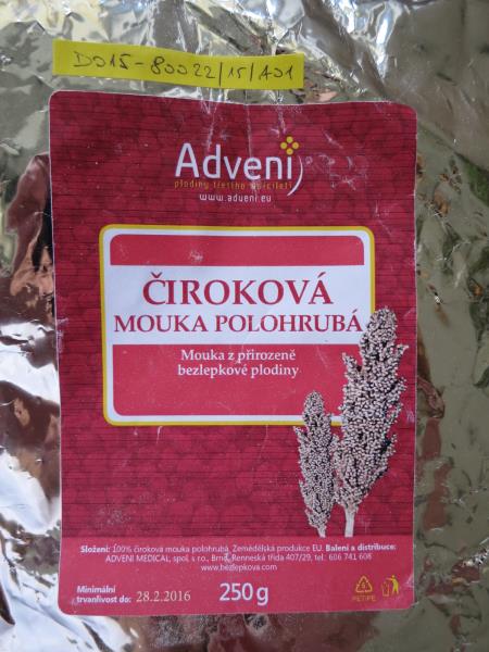 Čiroková mouka polohrubá