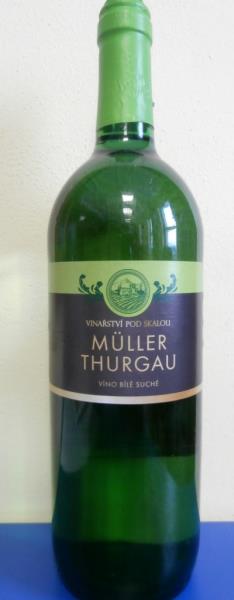 Müller Thurgau víno bílé suché, alk.:11 % obj.