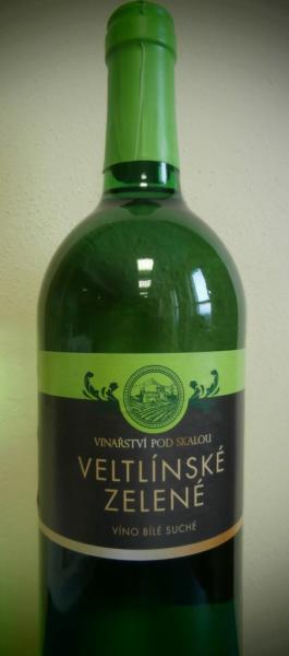 Veltlínské zelené víno bílé suché, alk.:11 % obj.