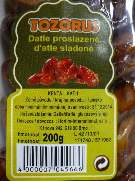 TOZORUS Datle proslazené