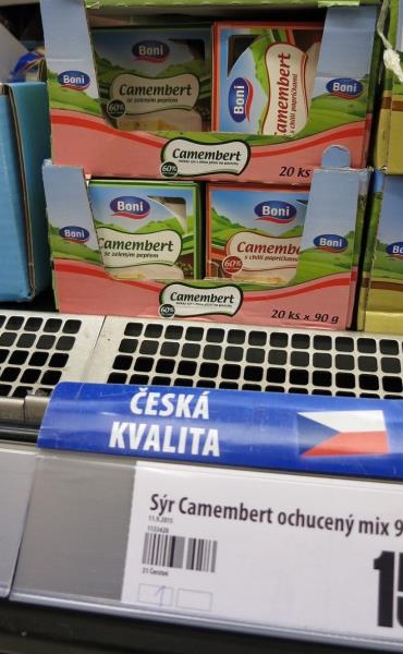 Camembert ochucený mix 90g Boni,