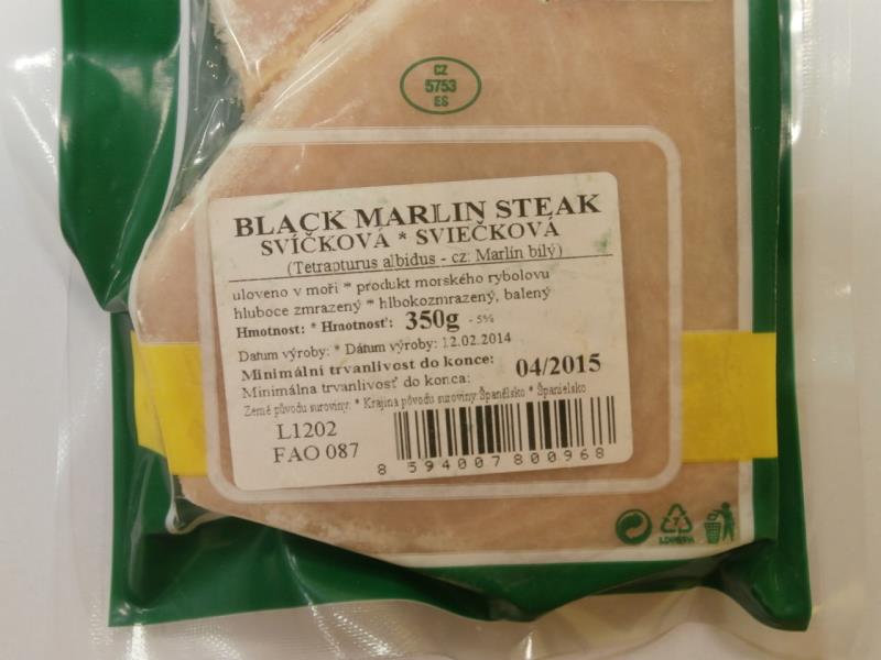 Black Marlin Steak svíčková