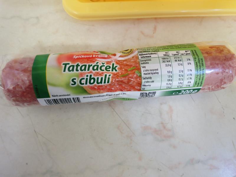 windau Tataráček s cibulí