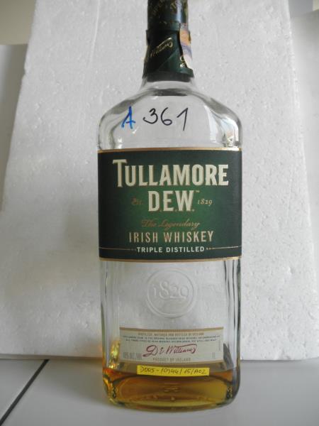 TULLAMORE DEW Irish whiskey, 40% obj.