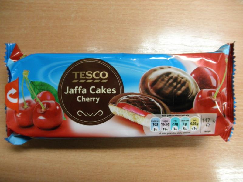 TESCO Jaffa Cakes Cherry