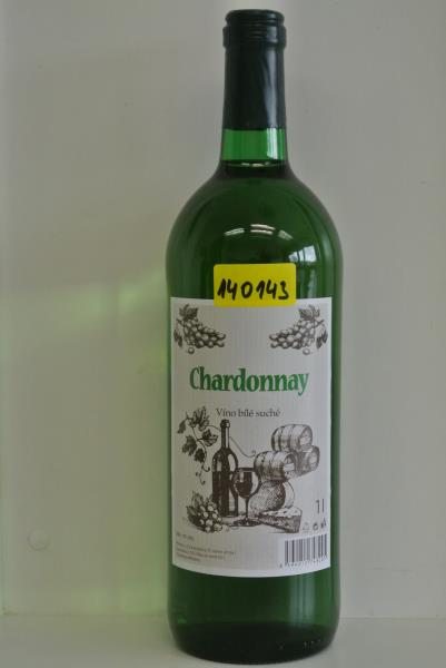 CHARDONNAY, VÍNO BÍLÉ SUCHÉ, ALK. 11% OBJ., VYROBENO V ČR/ VÍNO ZE ZEMÍ EU
