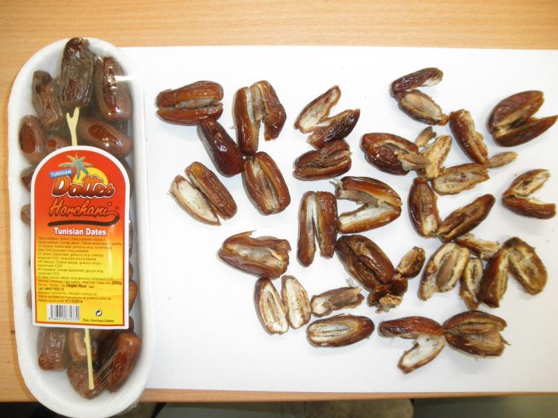 Tunisian Dates - datle proslazené s peckou