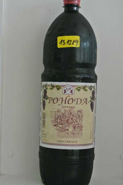 POHODA červená víno červené