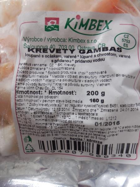 Krevety Gambas 200g