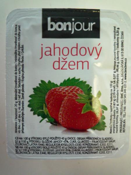 Bonjour jahodový džem