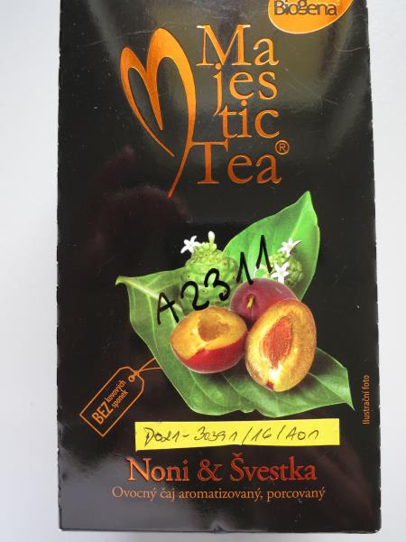 Noni & Švestka Ovocný čaj aromatizovaný, porcovaný