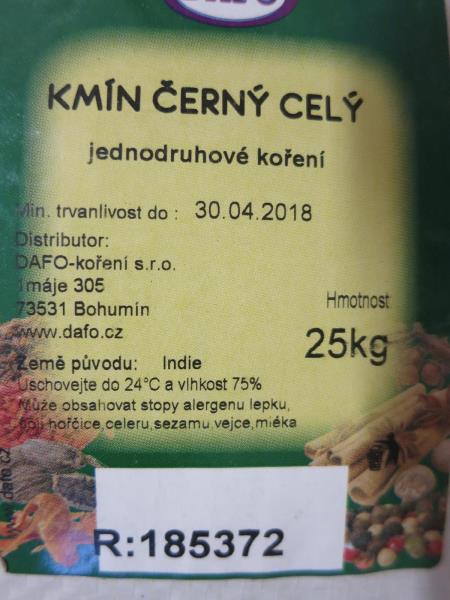 KMÍN ČERNÝ CELÝ