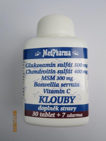 KLOUBY 30 tablet + 7 zdarma