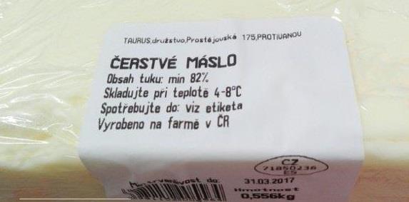 Čerstvé máslo