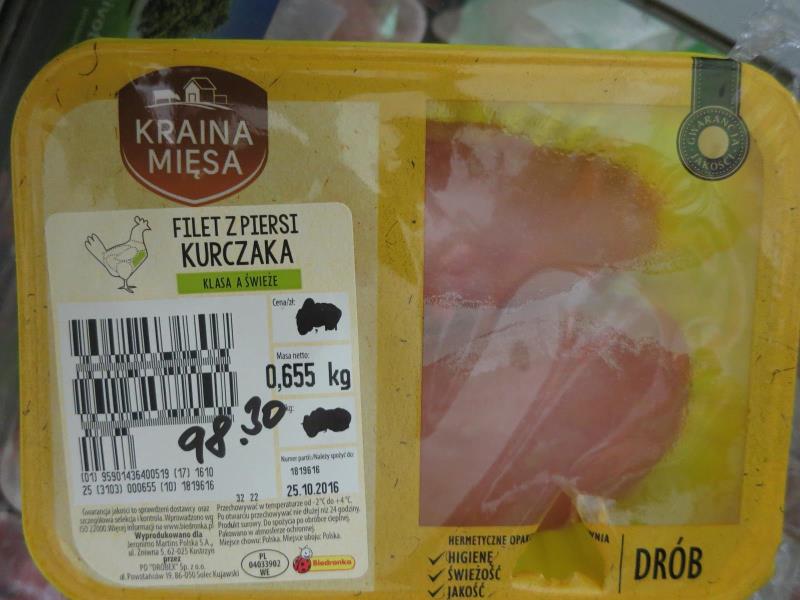 Filet z piersi kucrzaka