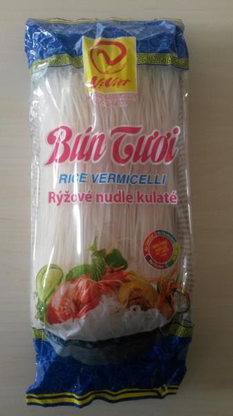 Rýžové nudle kulaté / Bún Túói) (modrá barva okraje obalu)