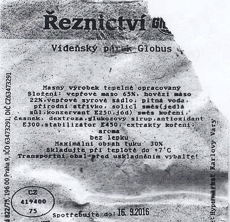 Vídeňský párek Globus