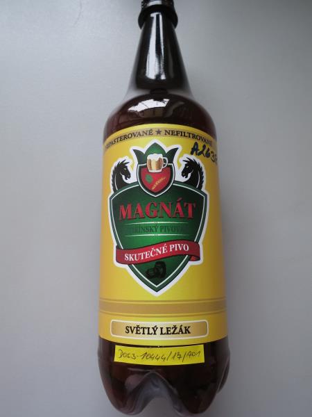 MAGNÁT NEPASTEROVANÉ, NEFILTROVANÉ PIVO SVĚTLÝ LEŽÁK