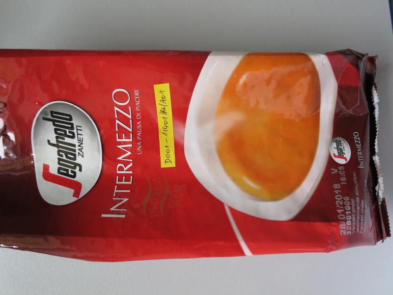 Káva zrnková pražená, Segafredo Intermezzo - 500g