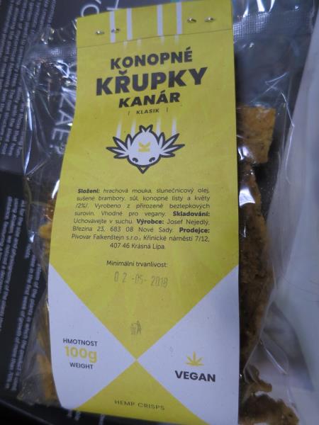 KONOPNÉ KŘUPKY KANÁR