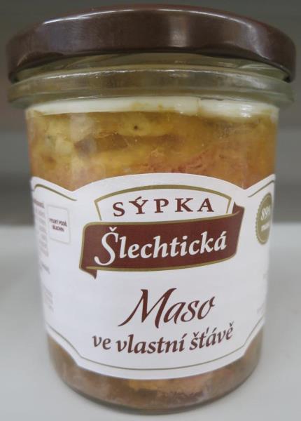 Sýpka Šlechtická - Maso ve vlastní šťávě